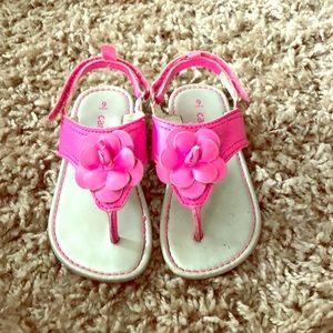 Carters hot pink sandals size 9
